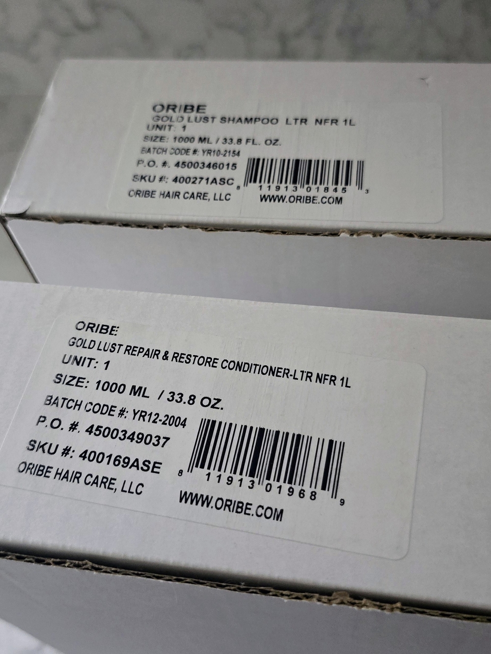 Brand NEW Oribe Gold Lust Repair & Restore Shampoo & Conditioner — LITER SIZES - Picture 5 of 6